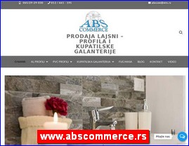 Sanitarije, vodooprema, www.abscommerce.rs