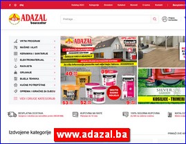 Sanitarije, vodooprema, www.adazal.ba