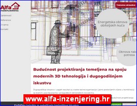 Arhitektura, projektovanje, www.alfa-inzenjering.hr