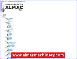 PVC, aluminijumska stolarija, www.almacmachinery.com