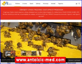 Med, proizvodi od meda, p�elarstvo, www.antolcic-med.com