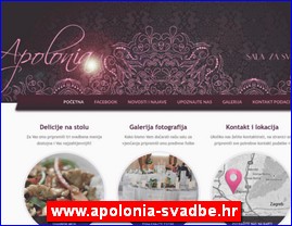 Ketering, catering, organizacija proslava, organizacija venanja, www.apolonia-svadbe.hr