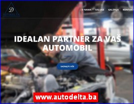 Automobili, servisi, delovi, www.autodelta.ba