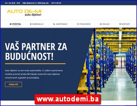 Automobili, servisi, delovi, www.autodemi.ba