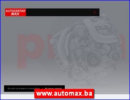 Automobili, servisi, delovi, www.automax.ba