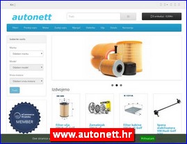 Automobili, servisi, delovi, www.autonett.hr