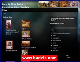 Galerije slika, slikari, ateljei, slikarstvo, www.badzic.com