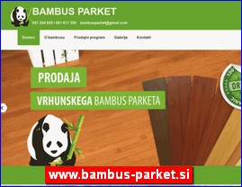Podne obloge, parket, tepisi, www.bambus-parket.si