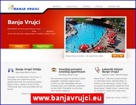 Hoteli, moteli, hosteli,  apartmani, smeštaj, www.banjavrujci.eu