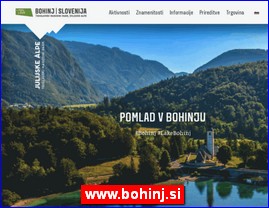 Gradovi, regije  , www.bohinj.si