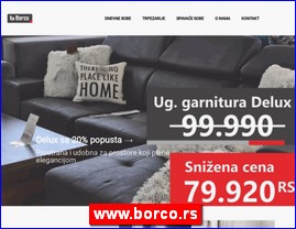 Nameštaj, Srbija, www.borco.rs