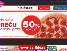 Pizza, picerije, palačinkarnice, www.caribic.rs