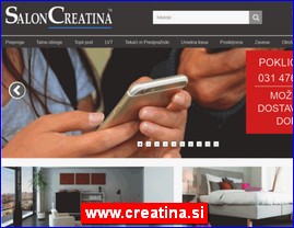 Posteljina, tekstil, www.creatina.si