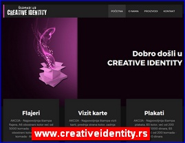 Grafiki dizajn, tampanje, tamparije, firmopisci, Srbija, www.creativeidentity.rs