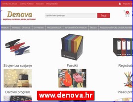 Kancelarijska oprema, materijal, kolska oprema, www.denova.hr