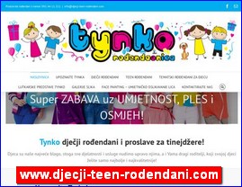 Igraonice, rođendaonice, www.djecji-teen-rodendani.com