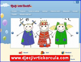 Vrti�i, zabavi�ta, obdani�ta, jaslice, www.djecjivrtickorcula.com