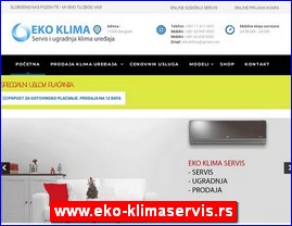 Klima ureaji, www.eko-klimaservis.rs