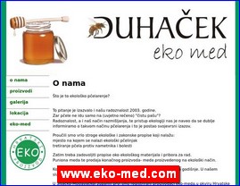 Med, proizvodi od meda, p�elarstvo, www.eko-med.com
