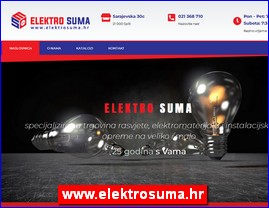 Rasveta, www.elektrosuma.hr