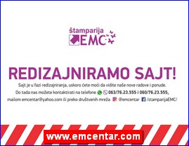 Grafiki dizajn, tampanje, tamparije, firmopisci, Srbija, www.emcentar.com