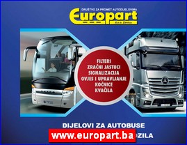 Automobili, servisi, delovi, www.europart.ba