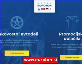 Radna odeća, zaštitna odeća, obuća, HTZ oprema, www.euroton.si