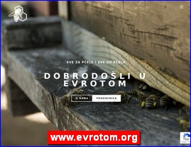 Med, proizvodi od meda, p�elarstvo, www.evrotom.org