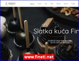 Konditorski proizvodi, keks, čokolade, bombone, torte, sladoledi, poslastičarnice, www.fineti.net