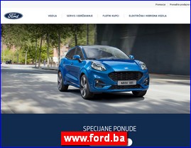 Automobili, servisi, delovi, www.ford.ba