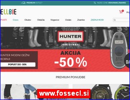 Sportska oprema, www.fossecl.si