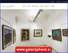 Galerije slika, slikari, ateljei, slikarstvo, www.galerijahest.si