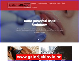 Galerije slika, slikari, ateljei, slikarstvo, www.galerijaklovic.hr