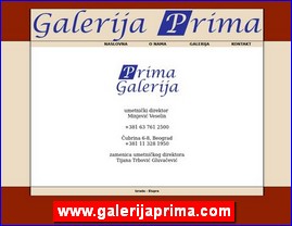 Galerije slika, slikari, ateljei, slikarstvo, www.galerijaprima.com