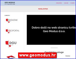 Arhitektura, projektovanje, www.geomodus.hr