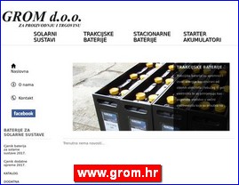 Energetika, elektronika, grejanje, gas, www.grom.hr