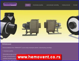 Plastika, guma, ambalaža, www.hemovent.co.rs