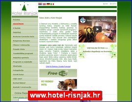 Hoteli, smeštaj, Hrvatska, www.hotel-risnjak.hr
