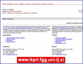 kole raunara, www.ikpir.fgg.uni-lj.si