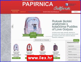Kancelarijska oprema, materijal, kolska oprema, www.ilex.hr