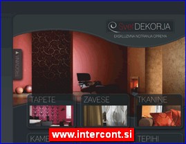 Posteljina, tekstil, www.intercont.si