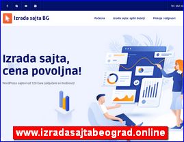 Izrada sajta, cena, WordPress sajtovi, izrada web-prodavnica, izrada internet prodavnica, SEO optimizacija, Beograd, www.izradasajtova.info