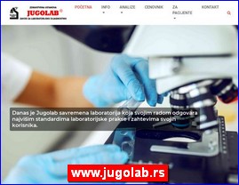 Ordinacije, lekari, bolnice, banje, laboratorije, www.jugolab.rs