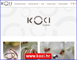 Zlatare, zlato, zlatarstvo, nakit, satovi, www.koci.hr