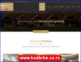 Hoteli, moteli, hosteli,  apartmani, smeštaj, www.kodbrke.co.rs