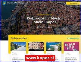 Gradovi, regije  , www.koper.si