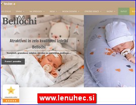 Oprema za decu i bebe, www.lenuhec.si