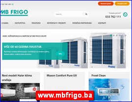 Klima ureaji, www.mbfrigo.ba