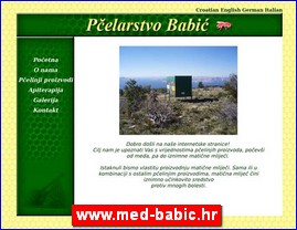 Med, proizvodi od meda, p�elarstvo, www.med-babic.hr