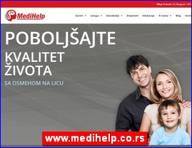 Ordinacije, lekari, bolnice, banje, laboratorije, www.medihelp.co.rs